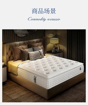 Hotel Mattress Bed And Breakfast Apartment Independent Spring Latex Soft And Hard 1.8m Manufacturers Wholesale NEWFURNITURELOOKS