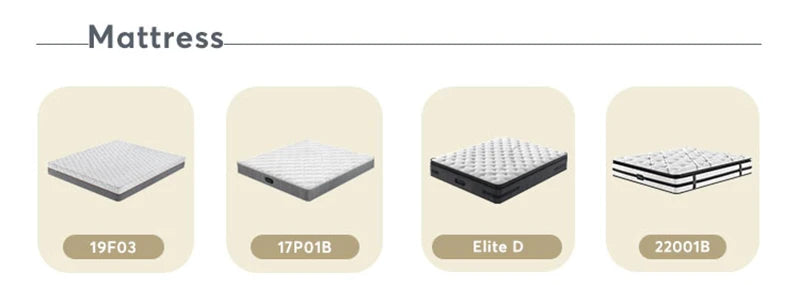 Luxury Hybrid Soft High Density Foam  Pocket Spring Queen Size Bed Mattress in a Box NEWFURNITURELOOKS