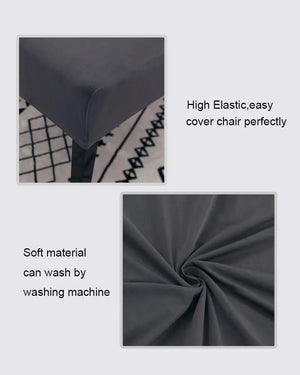 Solid Colors Chair Cover Adjustable dining rooms cover Chair Case Kitchen Seat Banquet  Elastic Flexible Spandex Chair Covers NEWFURNITURELOOKS