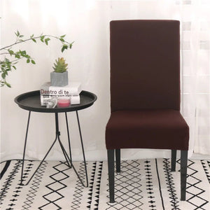 Solid Colors Chair Cover Adjustable dining rooms cover Chair Case Kitchen Seat Banquet  Elastic Flexible Spandex Chair Covers NEWFURNITURELOOKS