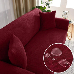 Jacquard Sofa Covers 1/2/3/4 Seats Solid Couch Cover L Shaped Thicken Sofa Cover Protector Bench Covers NEWFURNITURELOOKS