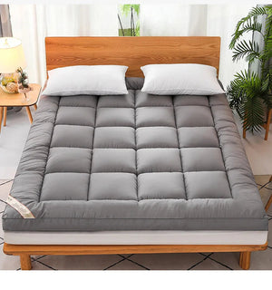 Thicken Fluffy Mattress Toppers Queen  Four Seasons Soft Mattress Pad Fits Twin/Full/Queen/King Home Student Dormitory Bedding NEWFURNITURELOOKS