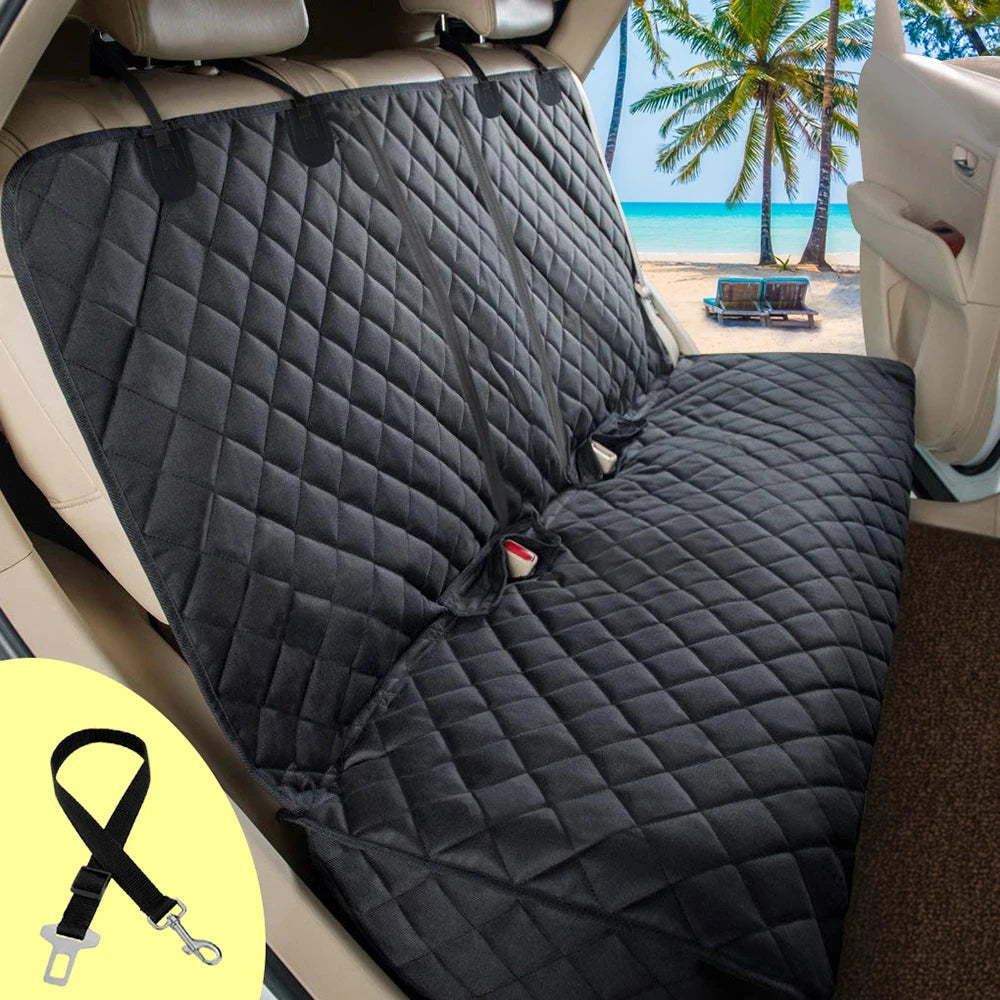 Dog Car Seat Cover Pet Travel Carrier Mattress Waterproof Dog Car Seat Protector With Middle Seat Armrest For Dogs NEWFURNITURELOOKS