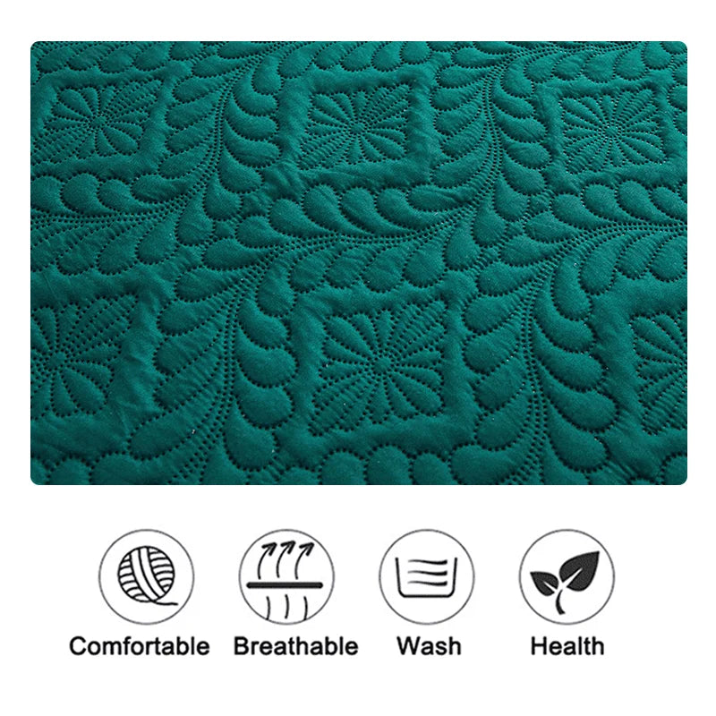 Waterproof Quilted Mattress Protector Breathable Mattress Cover Anti-mite Anti-bacterial Fitted Bed Sheet No Pillowcase NEWFURNITURELOOKS