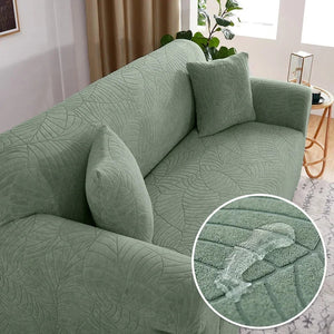 Jacquard Sofa Covers 1/2/3/4 Seats Solid Couch Cover L Shaped Thicken Sofa Cover Protector Bench Covers NEWFURNITURELOOKS