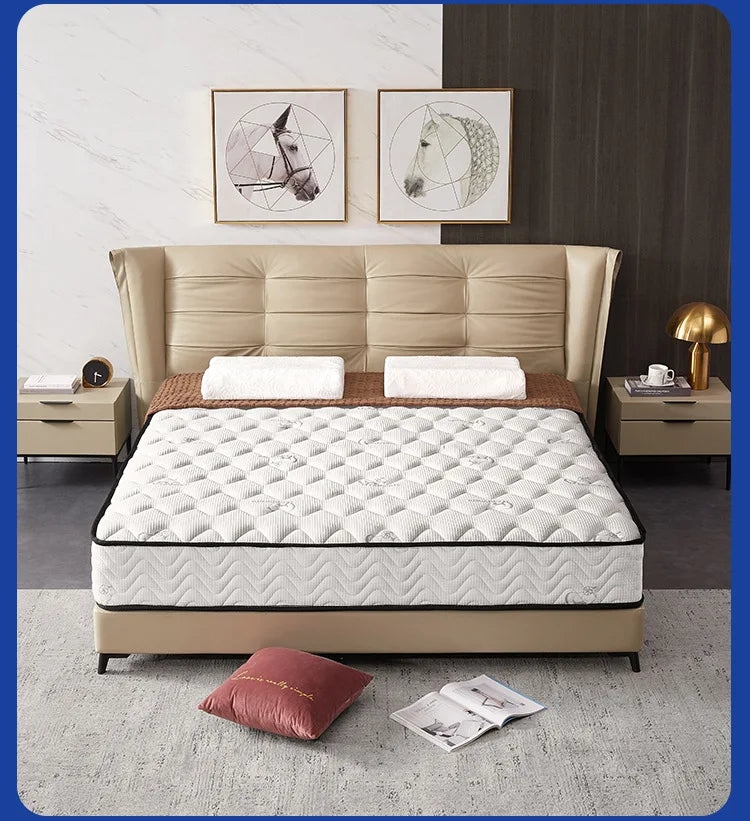 Household independent spring mattress latex bag 20cm soft and thick hall hotel homestay student use NEWFURNITURELOOKS