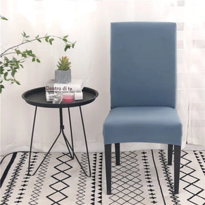 Solid Colors Chair Cover Adjustable dining rooms cover Chair Case Kitchen Seat Banquet  Elastic Flexible Spandex Chair Covers NEWFURNITURELOOKS