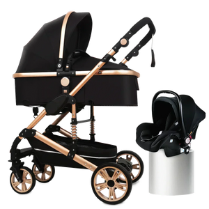 Baby stroller 3 in 1 stroller folding two-sided child four seasons kinderwagen baby carriage  high landscape Newborn Travelling NEWFURNITURELOOKS