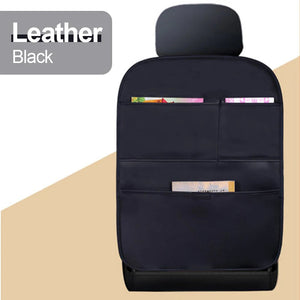 SEAMETAL Anti Kick Pad for Children Leather Universal Car Interior Seat Back Protector Cover with Storage Pocket Auto Organizer NEWFURNITURELOOKS