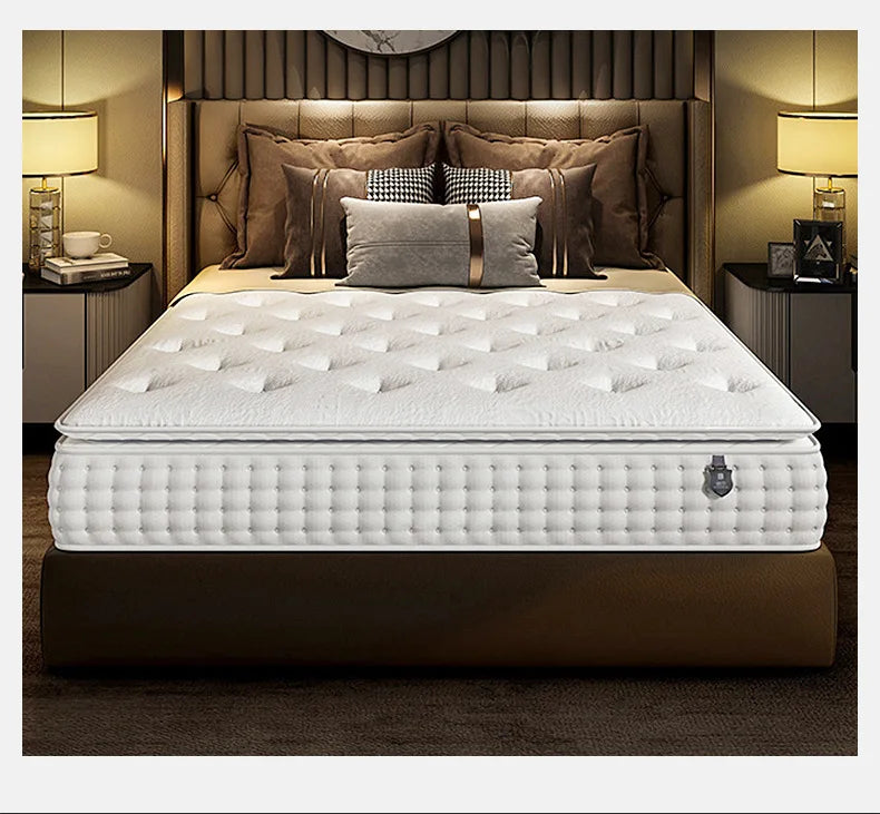 Hotel Mattress Bed And Breakfast Apartment Independent Spring Latex Soft And Hard 1.8m Manufacturers Wholesale NEWFURNITURELOOKS