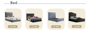 Luxury Hybrid Soft High Density Foam  Pocket Spring Queen Size Bed Mattress in a Box NEWFURNITURELOOKS