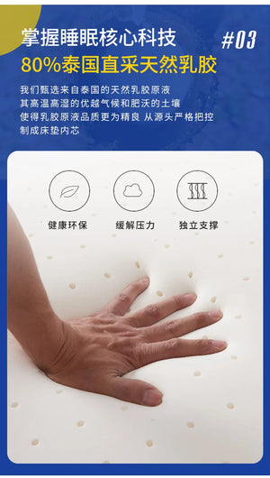 Household independent spring mattress latex bag 20cm soft and thick hall hotel homestay student use NEWFURNITURELOOKS