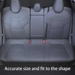 For Tesla Model Y juniper 2025 Leather seat cover seat cushion Breathable comfortable A non stuffy no sweat Car seat cushion NEWFURNITURELOOKS