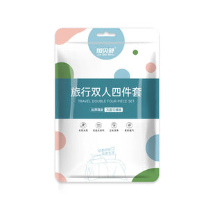 Disposable Bed Sheets Set Towel Hotel Quilt Cover Bedding Dirty Proof Pillowcase Dirty Quilt Cover Portable Travel Essential NEWFURNITURELOOKS