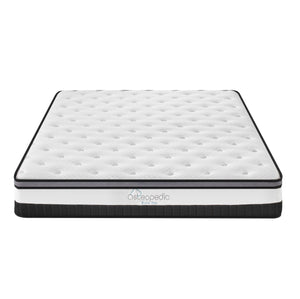 Smart Hypo-allergenic Mattress in a Box King Size Cover Pocket Furniture Bedroom Hotel Knitted Fabric Normal Spring Mattresses NEWFURNITURELOOKS