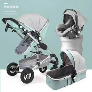 Baby stroller 3 in 1 stroller folding two-sided child four seasons kinderwagen baby carriage  high landscape Newborn Travelling NEWFURNITURELOOKS