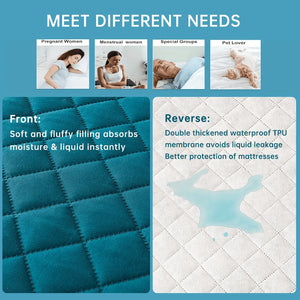 1pc 3D Air Fabric Thick Mattress Cover, 100% Waterproof Mattress Protector, Soft and Breathable Fitted Bed Sheet (No Pillowcase) NEWFURNITURELOOKS