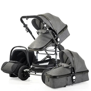 baby stroller 3in1 Luxury High Landscape baby pram portable baby pushchair multifunctional Newborn Carriage double faced NEWFURNITURELOOKS