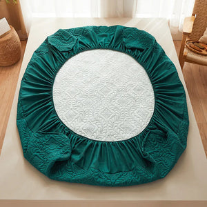 Waterproof Quilted Mattress Protector Breathable Mattress Cover Anti-mite Anti-bacterial Fitted Bed Sheet No Pillowcase NEWFURNITURELOOKS