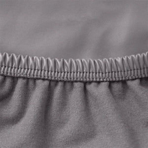 1pc Pu Leather Chair Cover Waterproof Oilproof Dining Chair Case Stretch Solid Color Seat Slipcover for Living Room Kitchen Home NEWFURNITURELOOKS