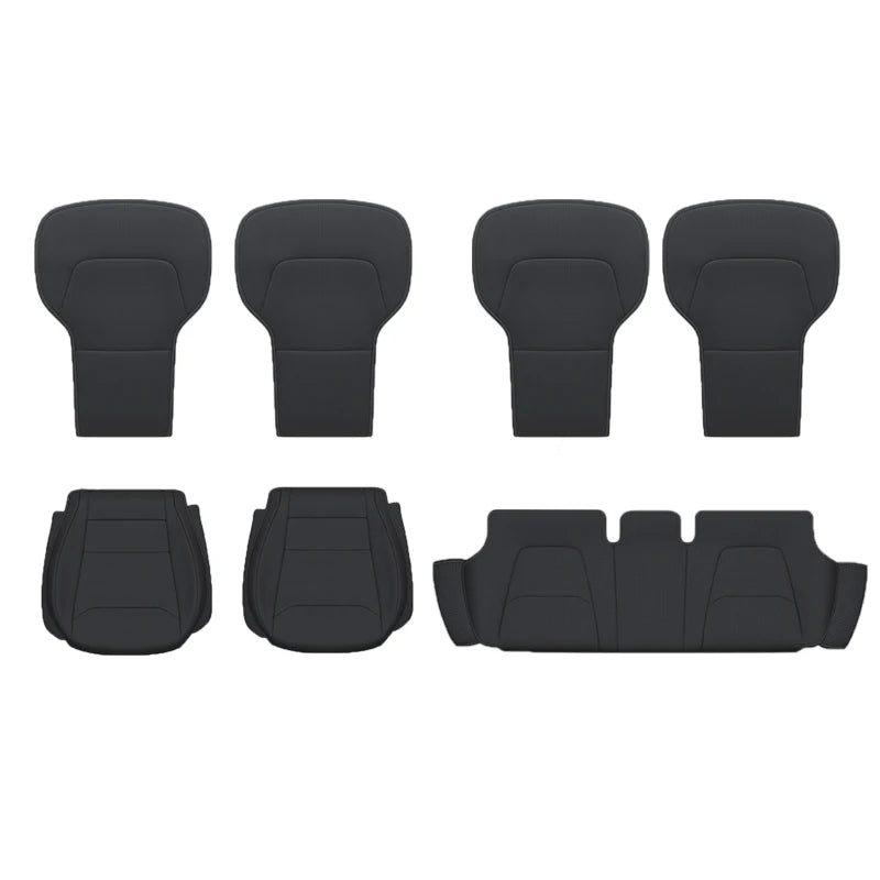 For Tesla Model Y juniper 2025 Leather seat cover seat cushion Breathable comfortable A non stuffy no sweat Car seat cushion NEWFURNITURELOOKS
