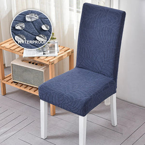 1/2/4/6 PCS Waterproof Jacquard Chair Cover Stretch Dining Chair Slipcover For Kitchen Hotel Wedding Banquet Office Anti Dirty NEWFURNITURELOOKS