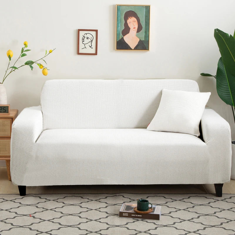 Sofa Cover Elastic For Living Room Home Jacquard Stretch  Slipcovers  Corner Couch Covers 1/2/3/4 Seater L Shape Free Shopping NEWFURNITURELOOKS