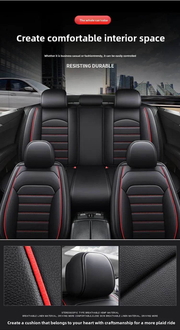 Universal Style 3D Car Seat Cover for NISSAN Qashqai Juke Leaf Armada Altima Cube Dualis Tiida Bluebird Interior Accessories NEWFURNITURELOOKS