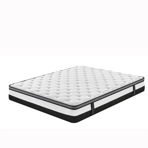 Smart Hypo-allergenic Mattress in a Box King Size Cover Pocket Furniture Bedroom Hotel Knitted Fabric Normal Spring Mattresses NEWFURNITURELOOKS