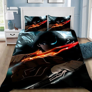 Anime Solo Leveling Duvet Cover Pillowcase Bedding Set Adult Boy Girl Bedroom Decoration Children Gift Single Double Large Size NEWFURNITURELOOKS