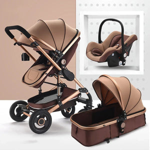 baby stroller 3in1 Luxury High Landscape baby pram portable baby pushchair multifunctional Newborn Carriage double faced NEWFURNITURELOOKS