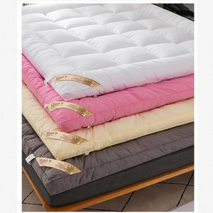 Thicken Fluffy Mattress Toppers Queen  Four Seasons Soft Mattress Pad Fits Twin/Full/Queen/King Home Student Dormitory Bedding NEWFURNITURELOOKS